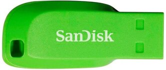 Флеш-память SanDisk Cruzer Blade 16Gb/USB2.0/Green(SDCZ50C-016G-B35GE)