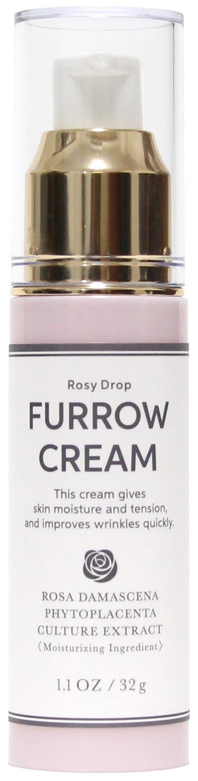 Антивозрастной увлажняющий крем для лица от морщин Rosy Drop Furrow Cream, 32 г