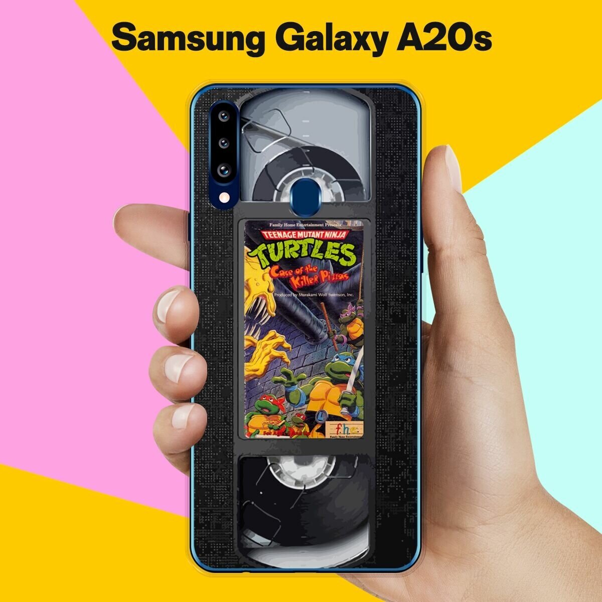 Силиконовый чехол на Samsung Galaxy A20s Черепашки / для Самсунг Галакси А20с