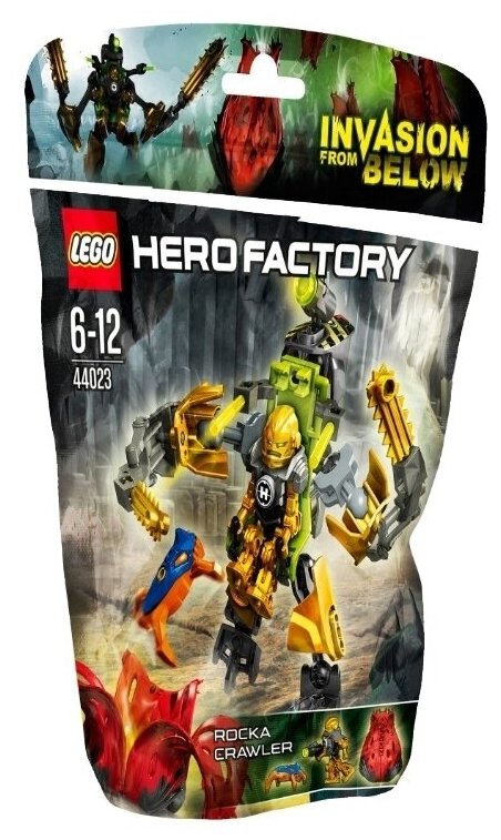 Конструктор LEGO Hero Factory 44023 Вездеход Роки, 49 дет.