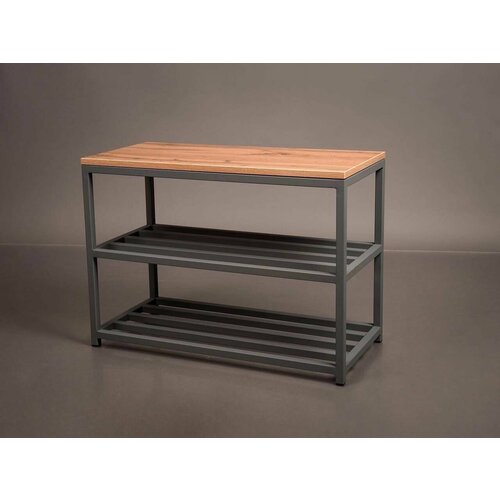 Этажерка лофт для обуви, Обувница, ЛДСП, 70х33х52 см