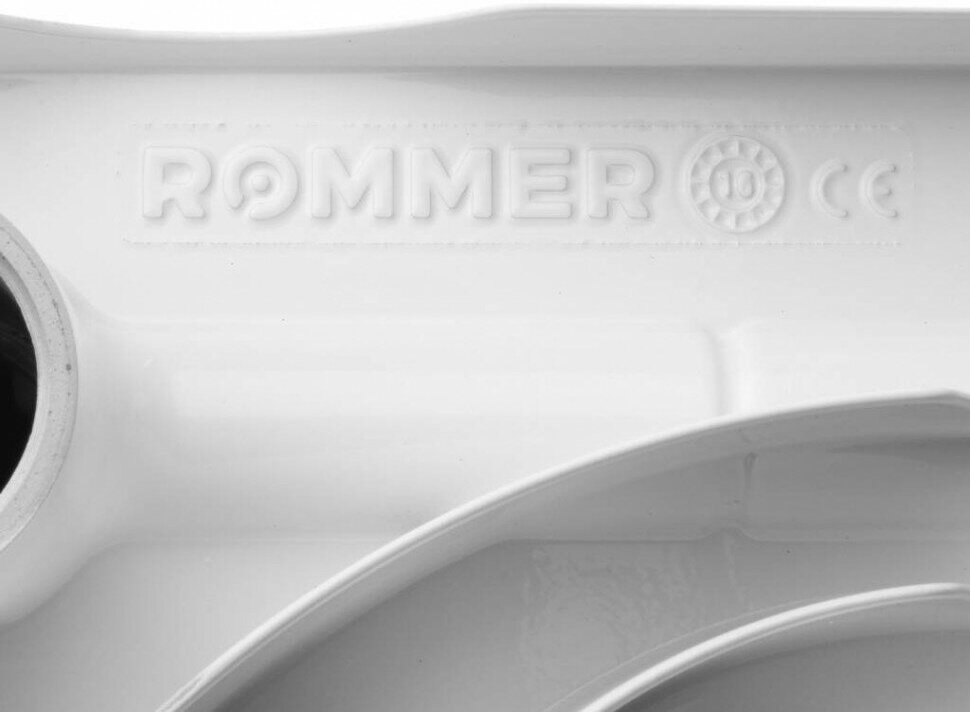 радиатор биметаллический rommer optima bm 500/78 8 секций - фото №4