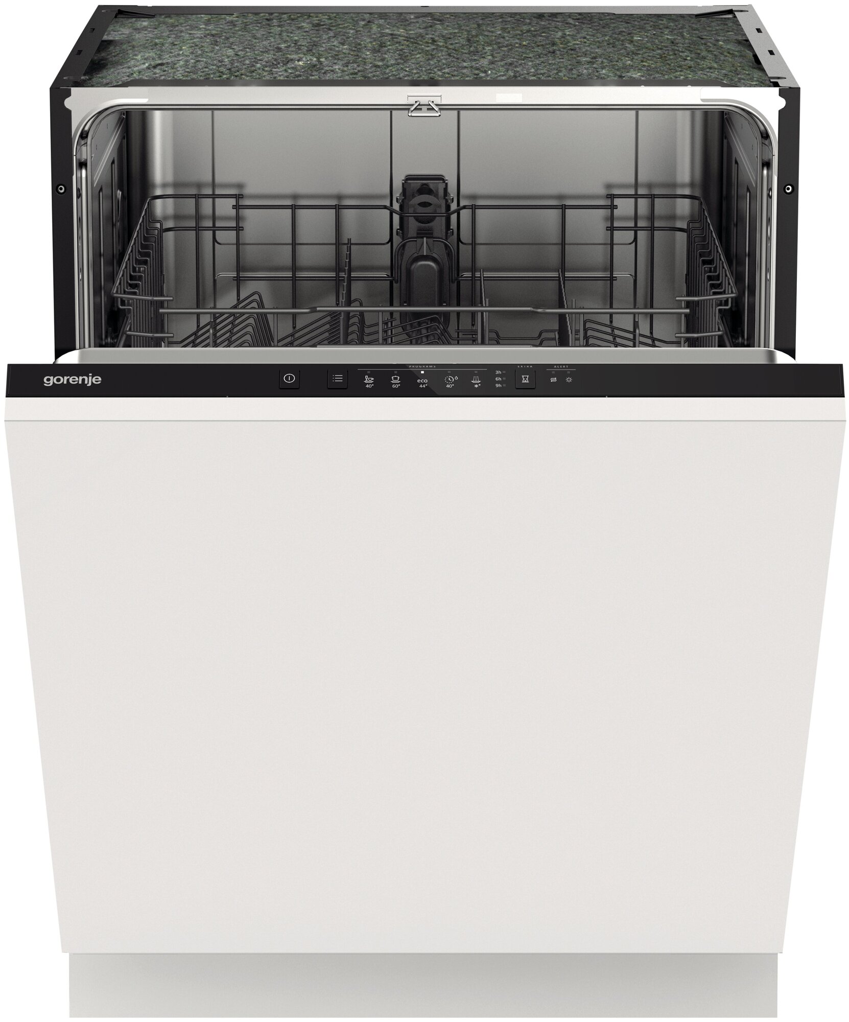 Встраиваемая посудомоечная машина Gorenje GV62040, полноразмерная, ширина 59.6см, полновстраиваемая, загрузка 13 комплектов - фотография № 2