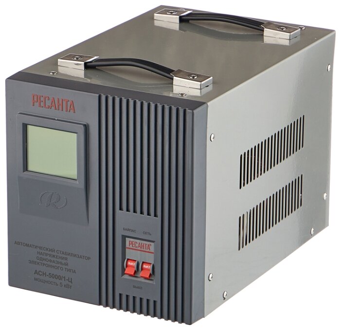 Стабилизатор напряжения однофазный РЕСАНТА ACH-5000/1-Ц (5 кВт)