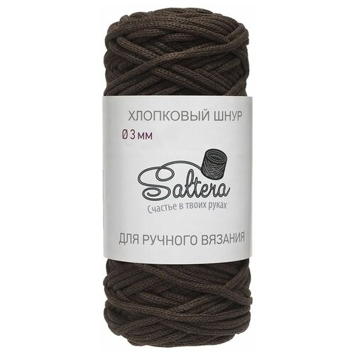 Пряжа Saltera Шнур хлопковый | Россия | 1шт упаковка | Полиэстер: 10%, Хлопок: 90%