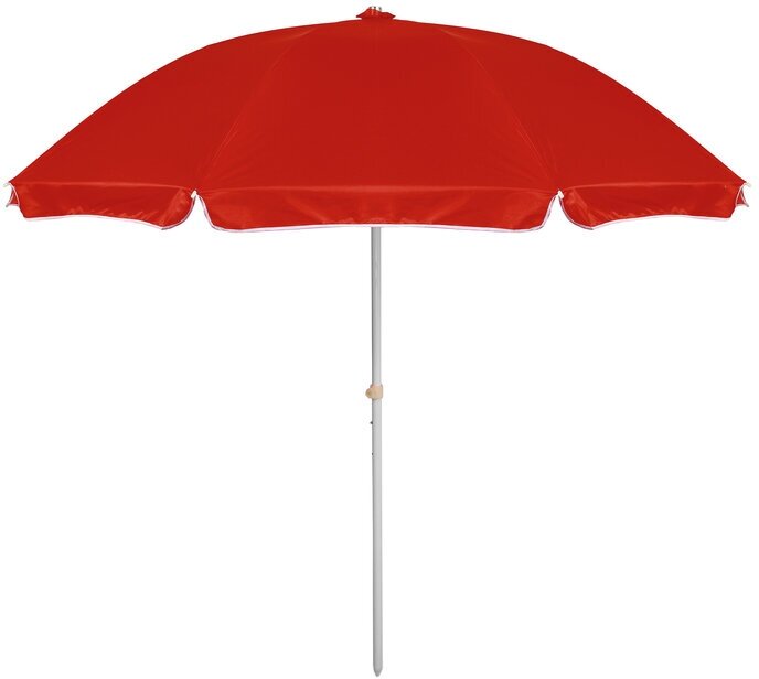 Зонт пляжный «Классика», d=260 cм, h=240 см, цвет микс - фотография № 1