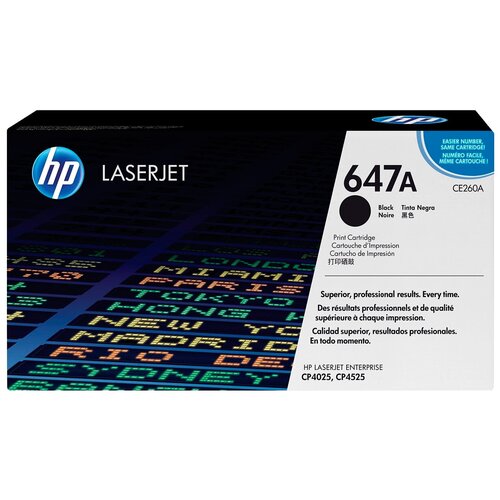 Картридж HP CE260A, 8500 стр, черный картридж ds laserjet 8500