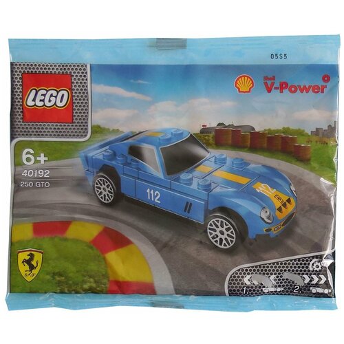конструктор lego racers 30193 феррари 250 gt берлинетта 25 дет Конструктор LEGO Shell 40192 Феррари 250 GTO, 48 дет.