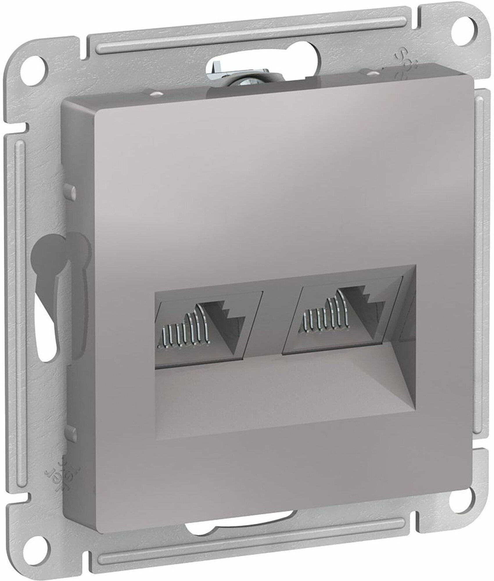 Розетка Schneider Electric AtlasDesign RJ45х2 ATN000385