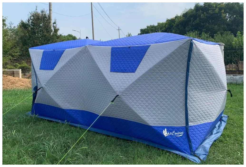 Палатка шатер зимняя для рыбалки Terbo Mir 5 C 2023 куб сдвоенный