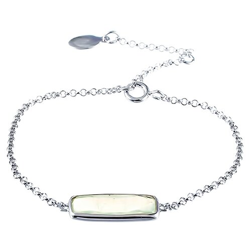 фото Element47 браслет из серебра 925 пробы с кварцем mb623-bt-gqz-wg, 18 см