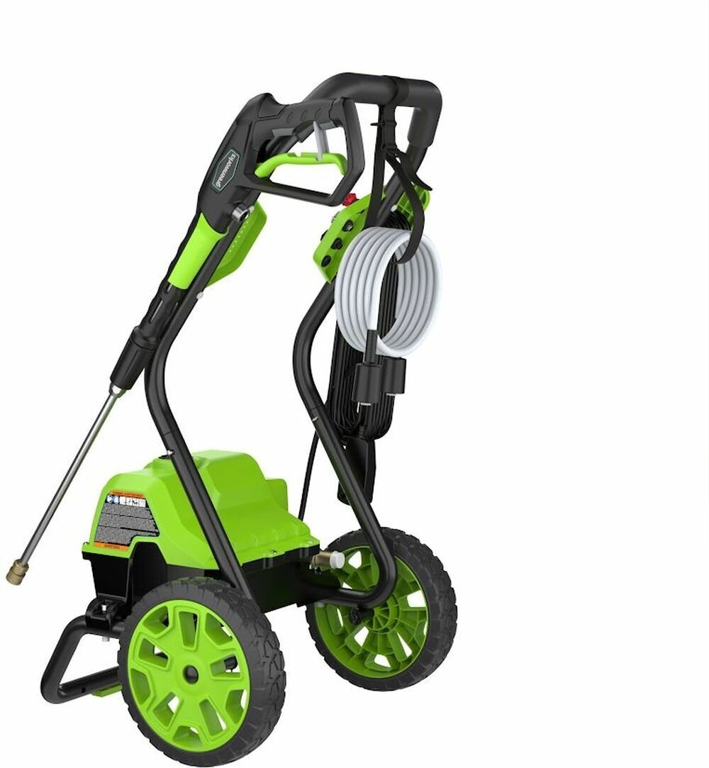 Мойка высокого давления электрическая GREENWORKS GPW2000 140 БАР - фотография № 2