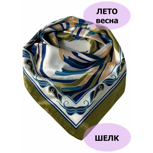 фото Платок florento,90х90 см, хаки