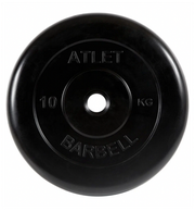 Диск MB Barbell MB-AtletB26 10 кг черный