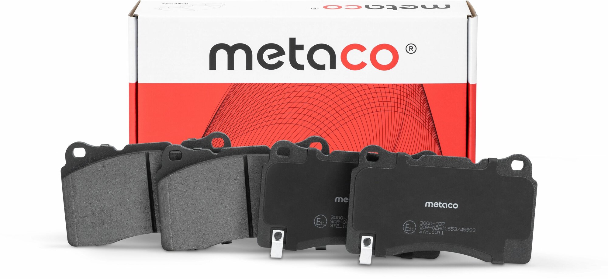 Колодки тормозные передние к-кт Metaco 3000-387