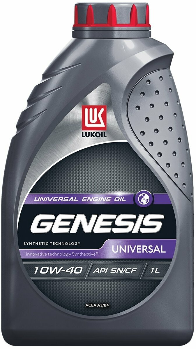 Синтетическое моторное масло ЛУКОЙЛ Genesis Universal 10W-40, 1 л, 1 шт.