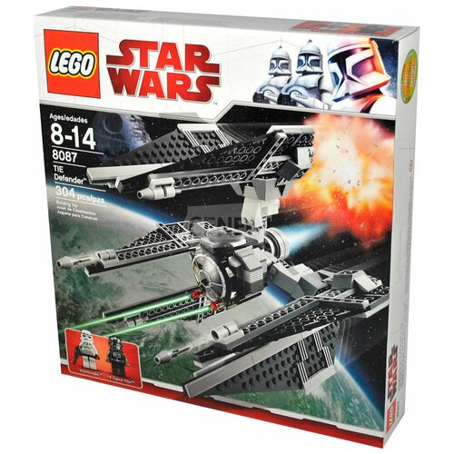 LEGO Star Wars 8087 Истребитель TIE, 304 дет. lego star wars 75031 перехватчик tie 92 дет