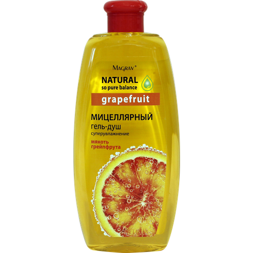 MAGRAV Мицеллярный гель-душ Мякоть грейпфрута суперувлажнение