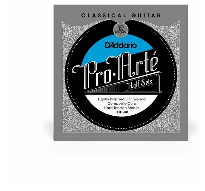 D'ADDARIO LCH-3B басовые струны для классической гитары сильного натяжения