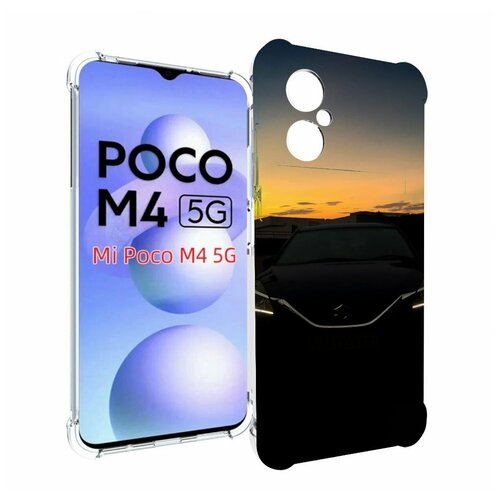 Чехол MyPads suzuki 2 сузуки мужской для Xiaomi Poco M4 5G задняя-панель-накладка-бампер