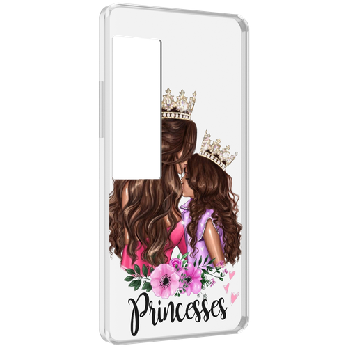 Чехол MyPads Принцессы женский для Meizu Pro 7 Plus задняя-панель-накладка-бампер