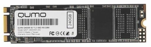 Накопитель SSD Qumo Novation TLC 3D 240Gb (Q3DT-240GAEN-M2)
