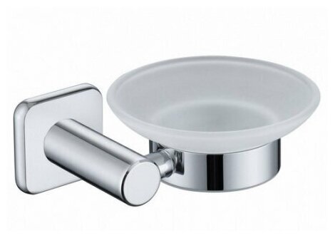 Настенная мыльница стекло KAISER цвет хром (цинк) 1703