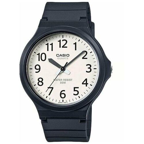 Наручные часы CASIO Collection MW-240-7B, белый, черный наручные часы casio mw 240 7b черный белый