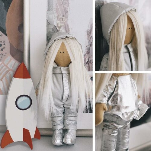 Интерьерная кукла Космонавт Дакота, набор для шитья 15,6 x 224 x 52 см