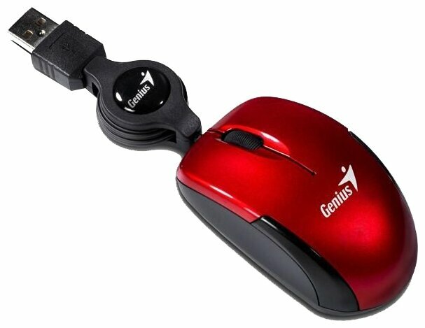 Мышь Genius Micro Traveler Ruby USB — купить по выгодной цене на Яндекс.Маркете
