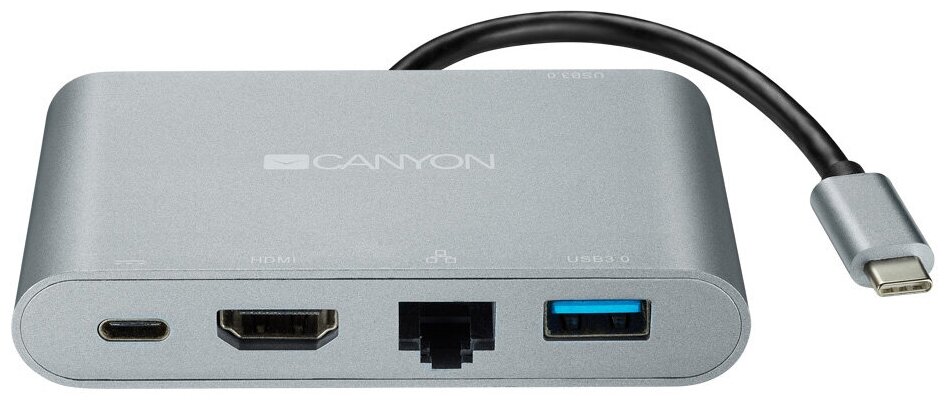 USB-концентратор Canyon 5-в-1 USB Type C (CNS-TDS04DG)