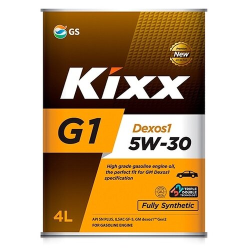 фото Синтетическое моторное масло kixx g1 dexos1 5w-30 sn plus 4 л