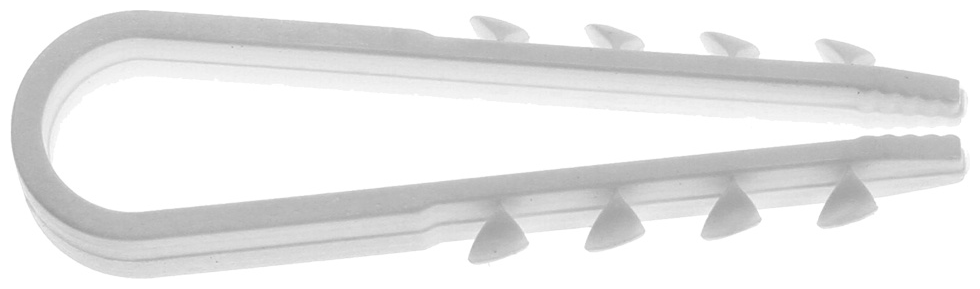 Дюбель-хомут для круглого кабеля 19х25 мм белый STARFIX 50 штук (SMP2-20290-50)