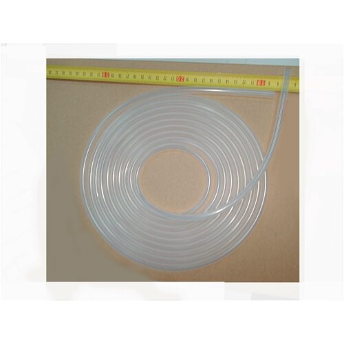Трубки силиконовые медицинские внутренний диаметр 6 мм, толщина стенки 1,0 мм, длина 5 метров