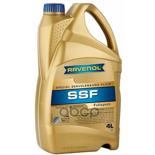 Жидкость Для Гидроусилителя Руля Ravenol Ssf Special Servolenkung Fluid 4 Л Ravenol арт. 118110000401999