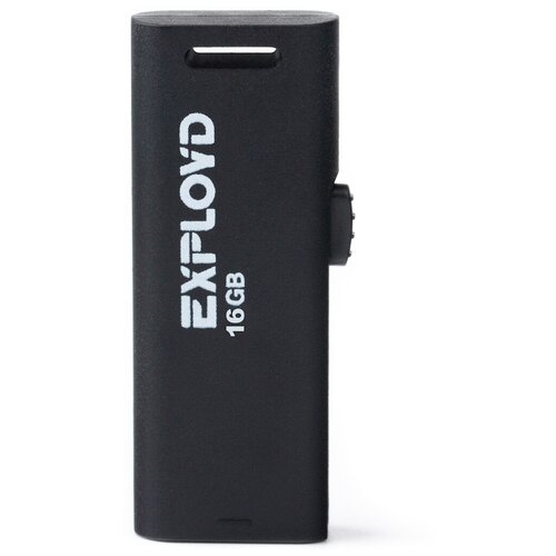 Флешка EXPLOYD 580 16 ГБ, 1 шт., black usb flash drive 16gb exployd 580 ex 16gb 580 blue