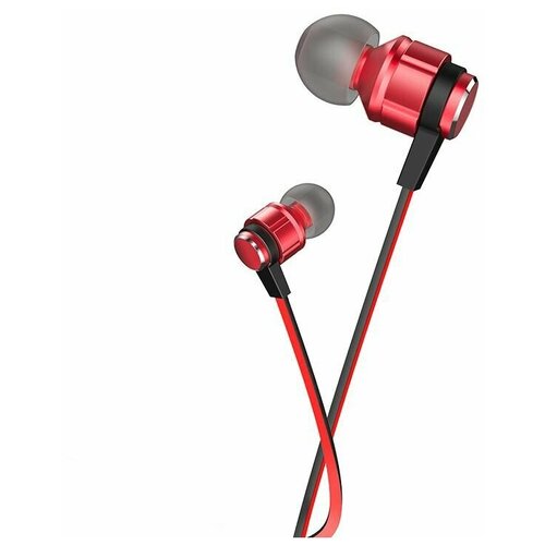 Наушники проводные hoco M85 красные с микрофоном подарок дочке жене девушк 126000₽