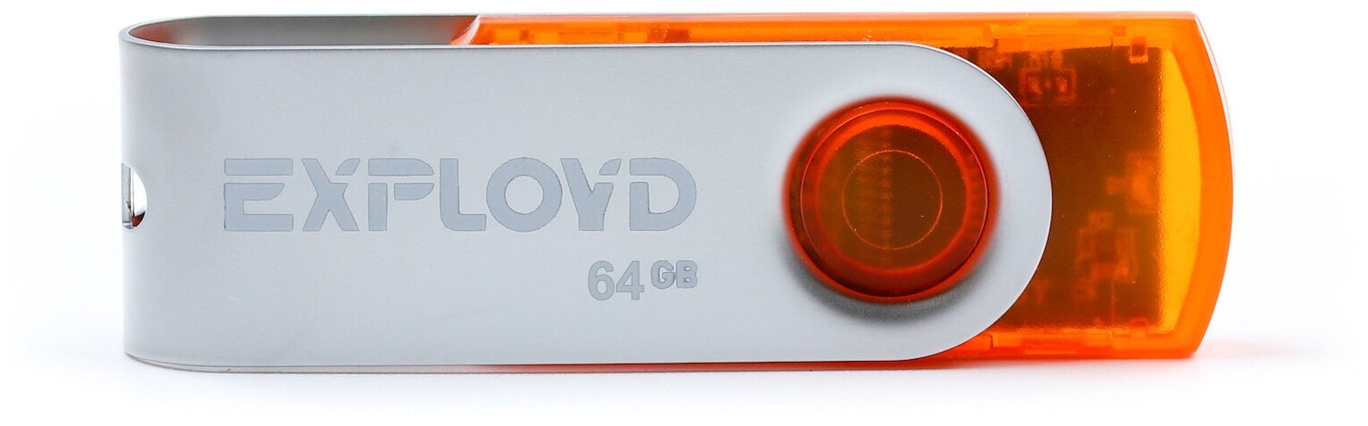 EXPLOYD USB-флеш-накопитель EXPLOYD 530 64GB оранжевый