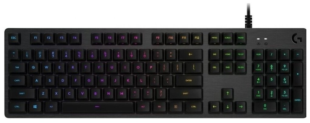 Logitech Gaming Keyboard G512 Carbon Mechanical Romer-G Tactile - фото №1