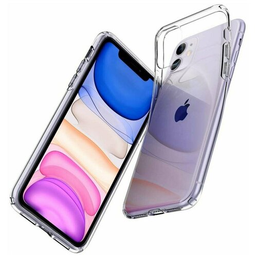 Силиконовый чехол BUYOO для Apple iPhone 11 / Айфон 11 (прозрачный)