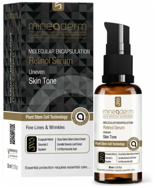 MINEADERM, Сыворотка с ретинолом против старения и морщин 30мл / Molecular Encapsulation Retinol Serum