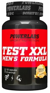 PowerLabs TEST XXL Бустер тестостерона 120 капсул