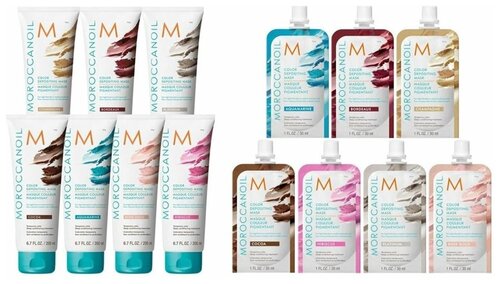 Маска для волос Moroccanoil Color Complete Color Depositing Mask, Тонирующая маска, Coral, 200 мл