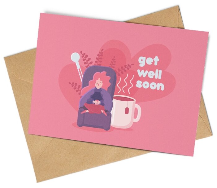 Открытка Print it! "Get well soon" — фото 1