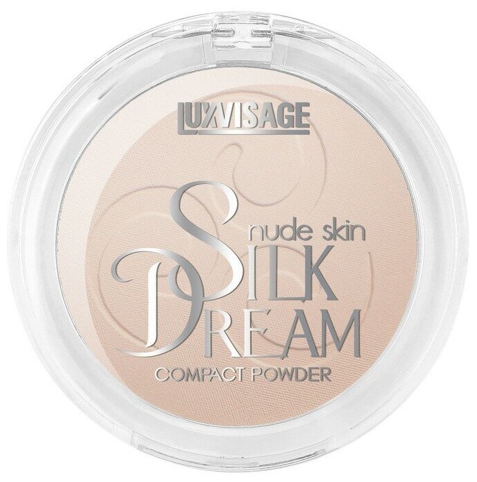 Пудра компактная для лица `LUXVISAGE` SILK DREAM NUDE SKIN тон 4