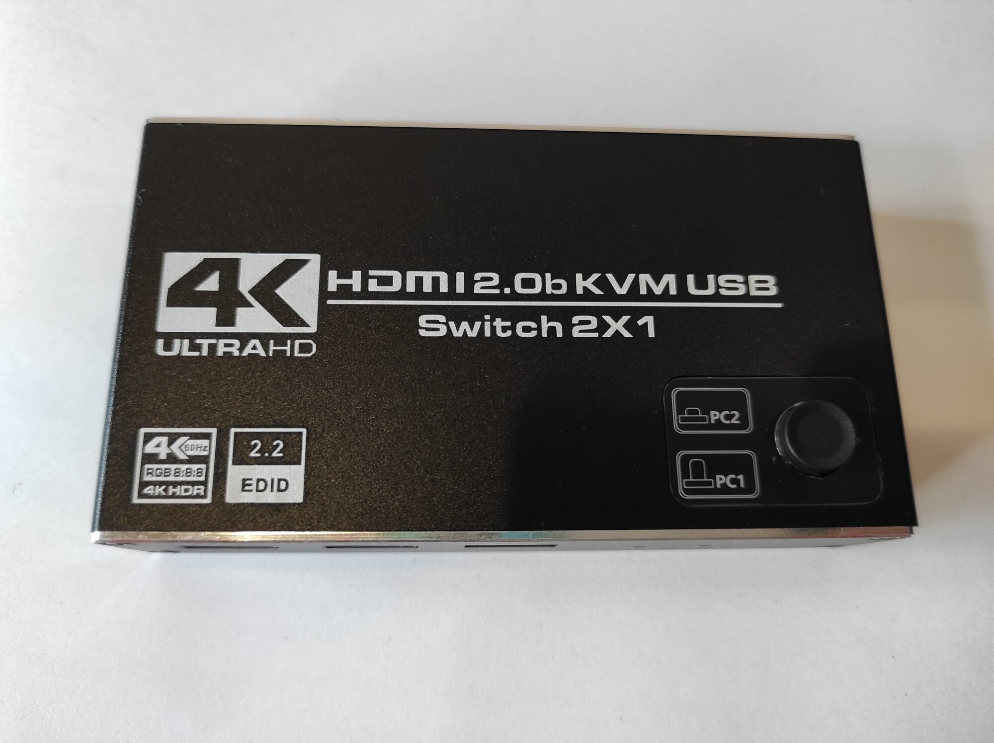 KVM Переключатель (switch) HDMI 2х1 + USB Ultra HD V-20 /VСonn/