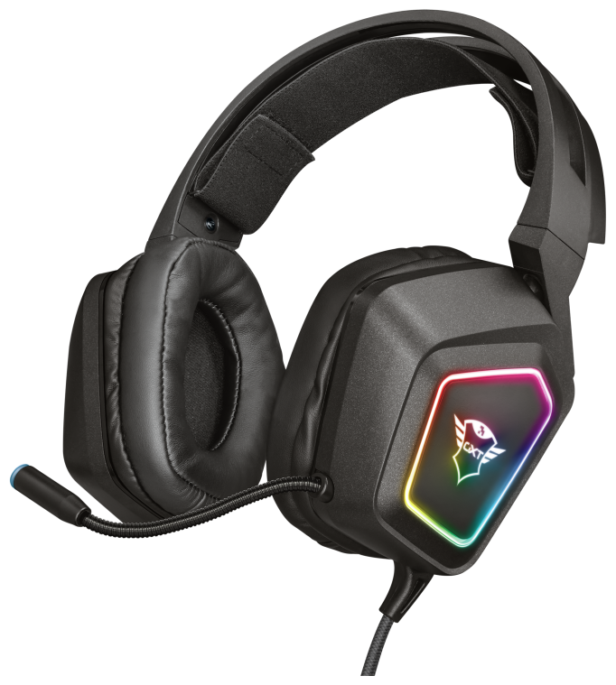 Гарнитура Trust GXT 450 Blizz RGB 7.1 Gaming Headset игровая проводная для PC (23191)