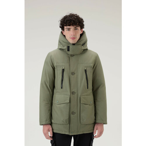 Пуховик Woolrich, размер S, зеленый