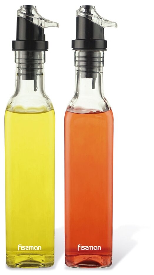 Набор бутылочек Fissman для масла и уксуса 2х250 мл (стекло) (6514)
