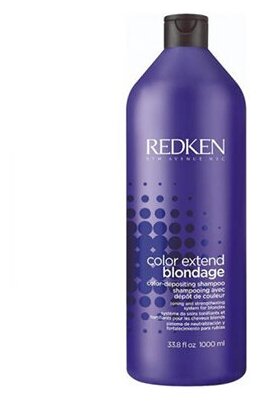 Redken Corol Extend Blondage Шампунь с ультрафиолетовым пигментом для тонирования и укреплуния оттенков блонд 1л